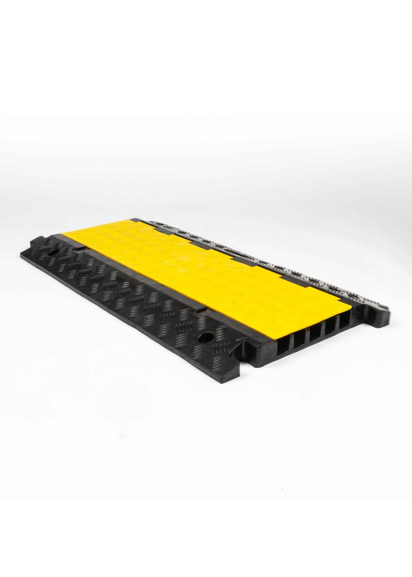 Gummikabelbrücke 90 cm – 5 Kanäle, 9 t belastbar & rutschfest