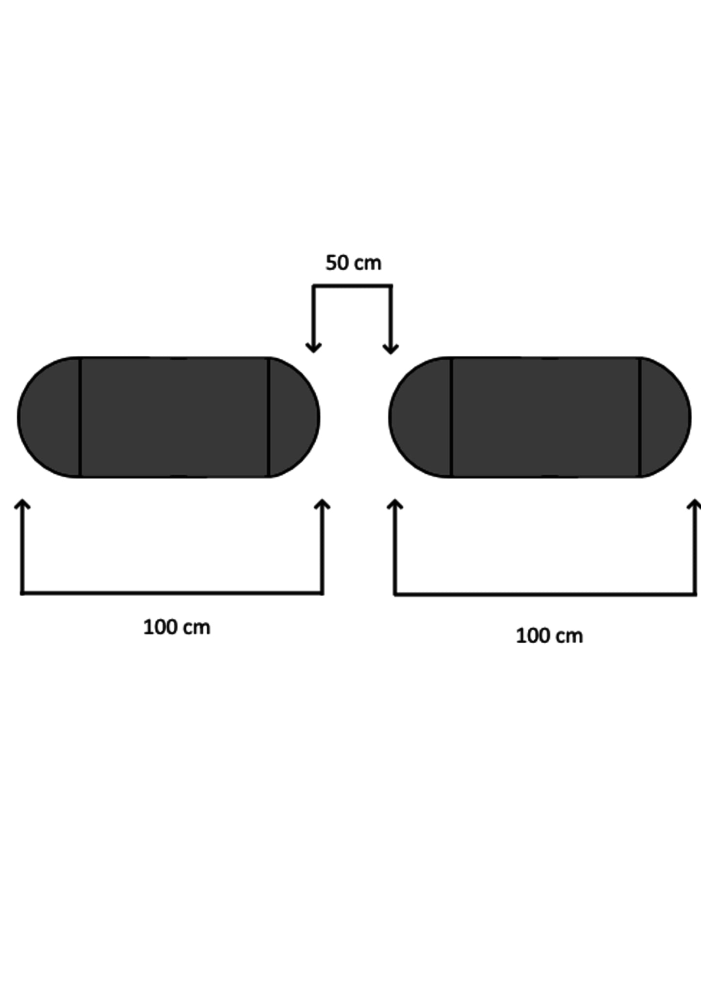 Fahrradfreundliche Verkehrsschwelle - 5cm