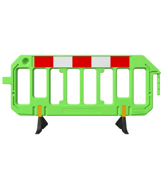 Kunststoff Absperrgitter 200 x 100 cm – Grün, flexibel
