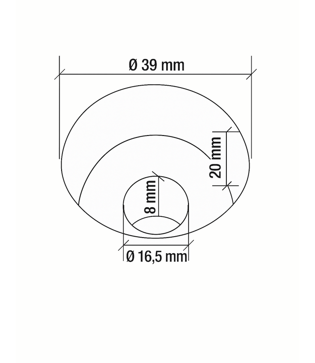 Radstopp Gummi 200 cm für Busse und Nutzfahrzeuge