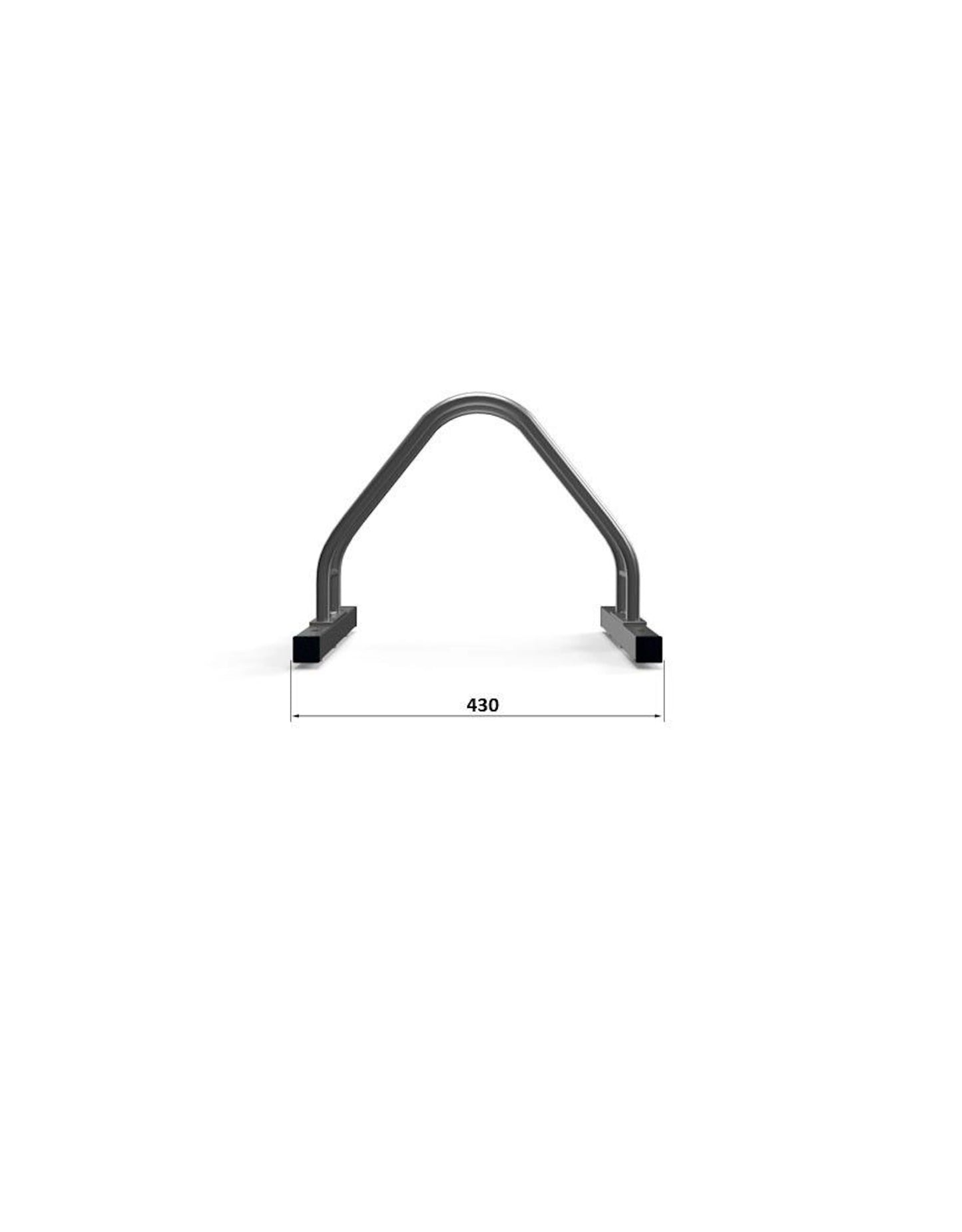 Fahrradträger 8 Fahrräder – Verzinkter Stahl, Boden- & Wandmontage
