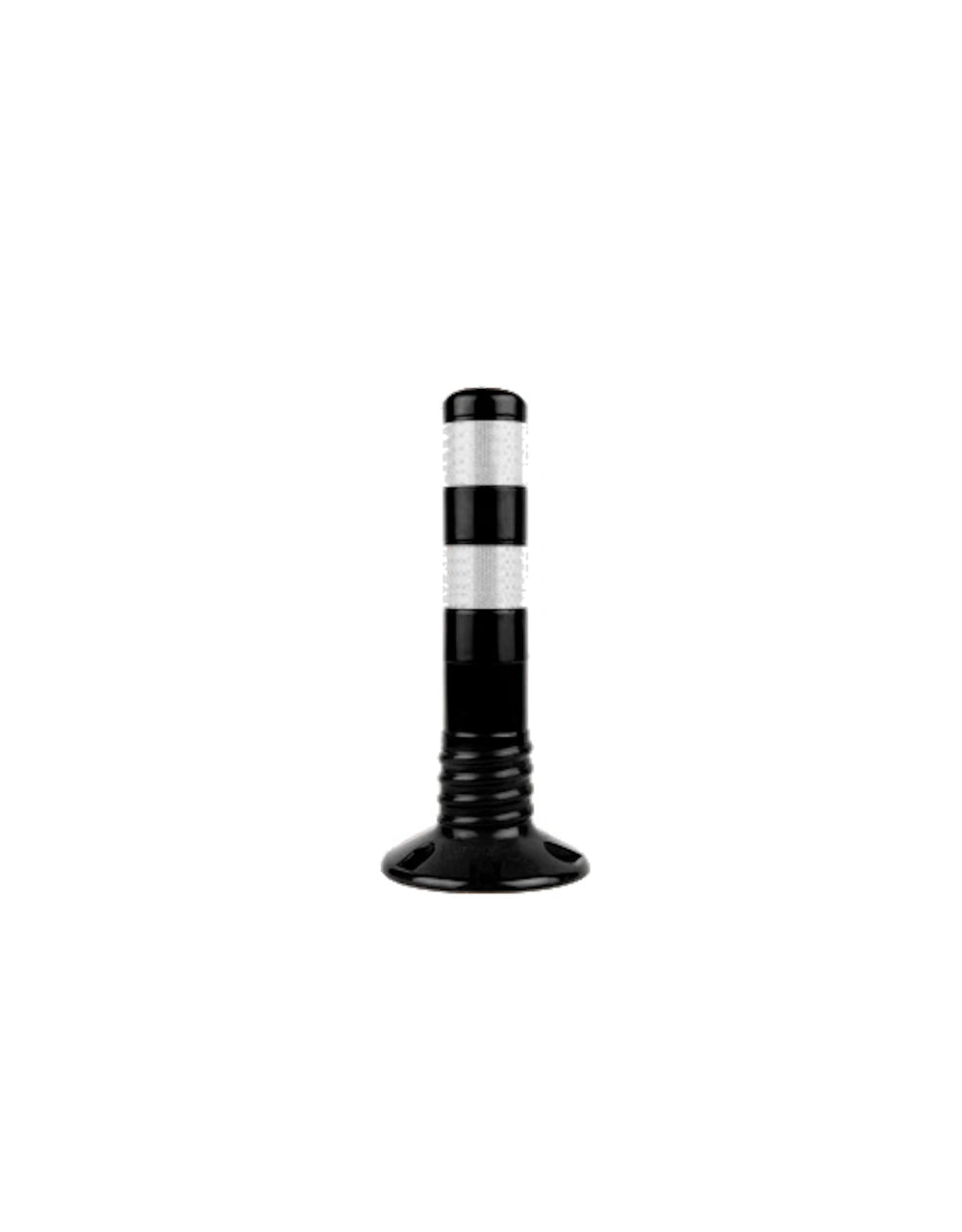 Flexibler Absperrpfosten Schwarz 45 cm