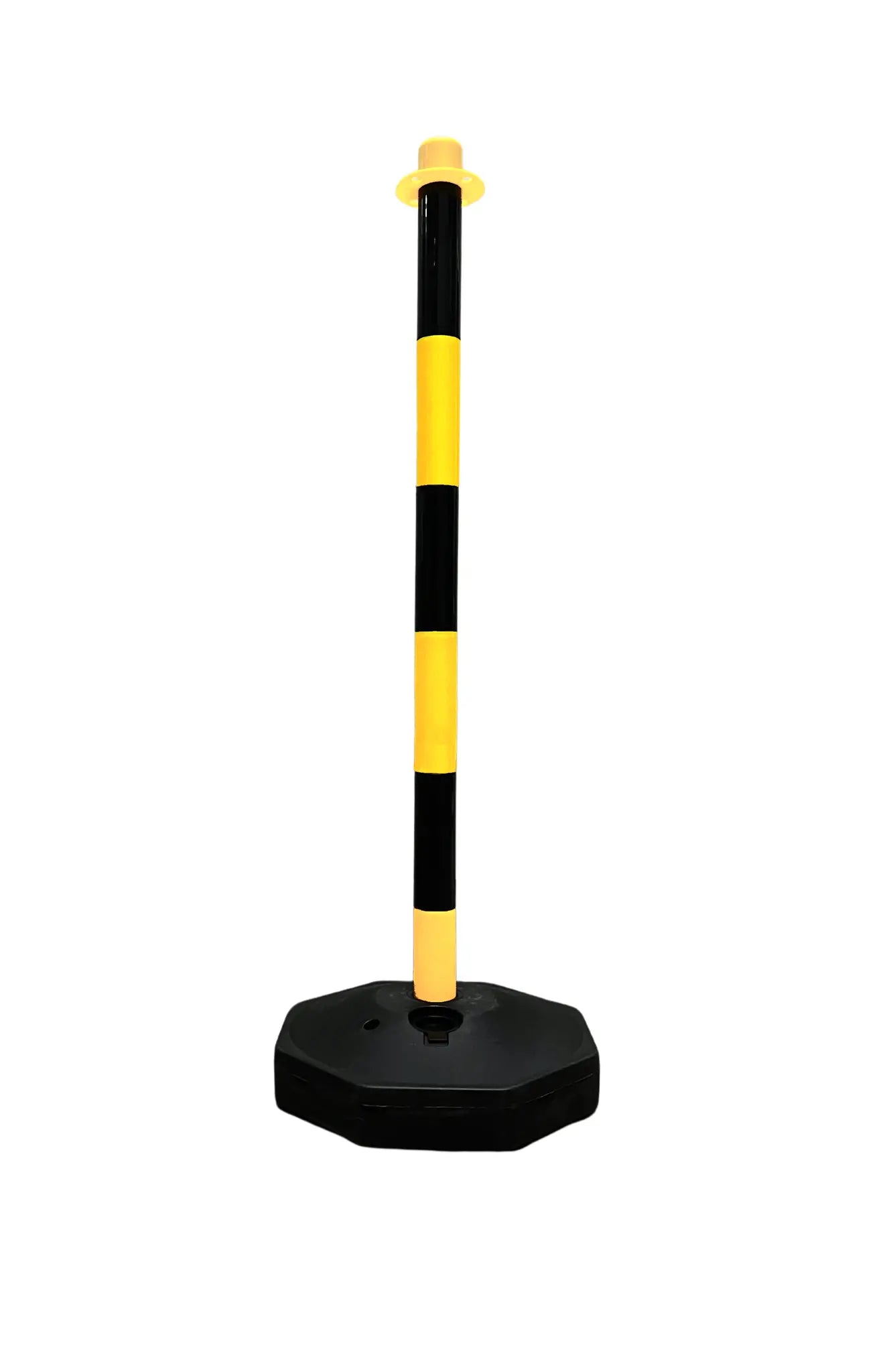 Kettenständer 90 cm Gelb-Schwarz