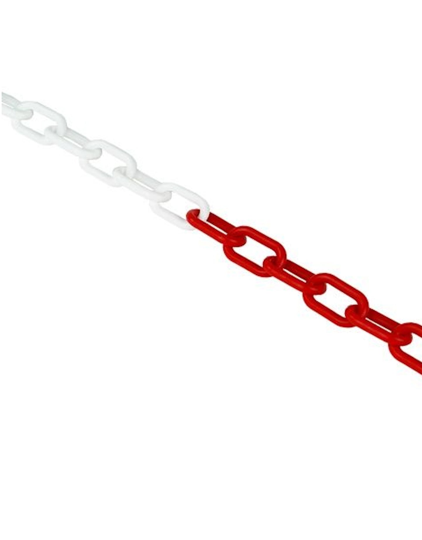 Absperrkette 6mm Meterware Rot-Weiß