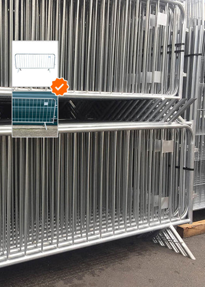 Absperrgitter Stahl verzinkt 250 x 110 cm