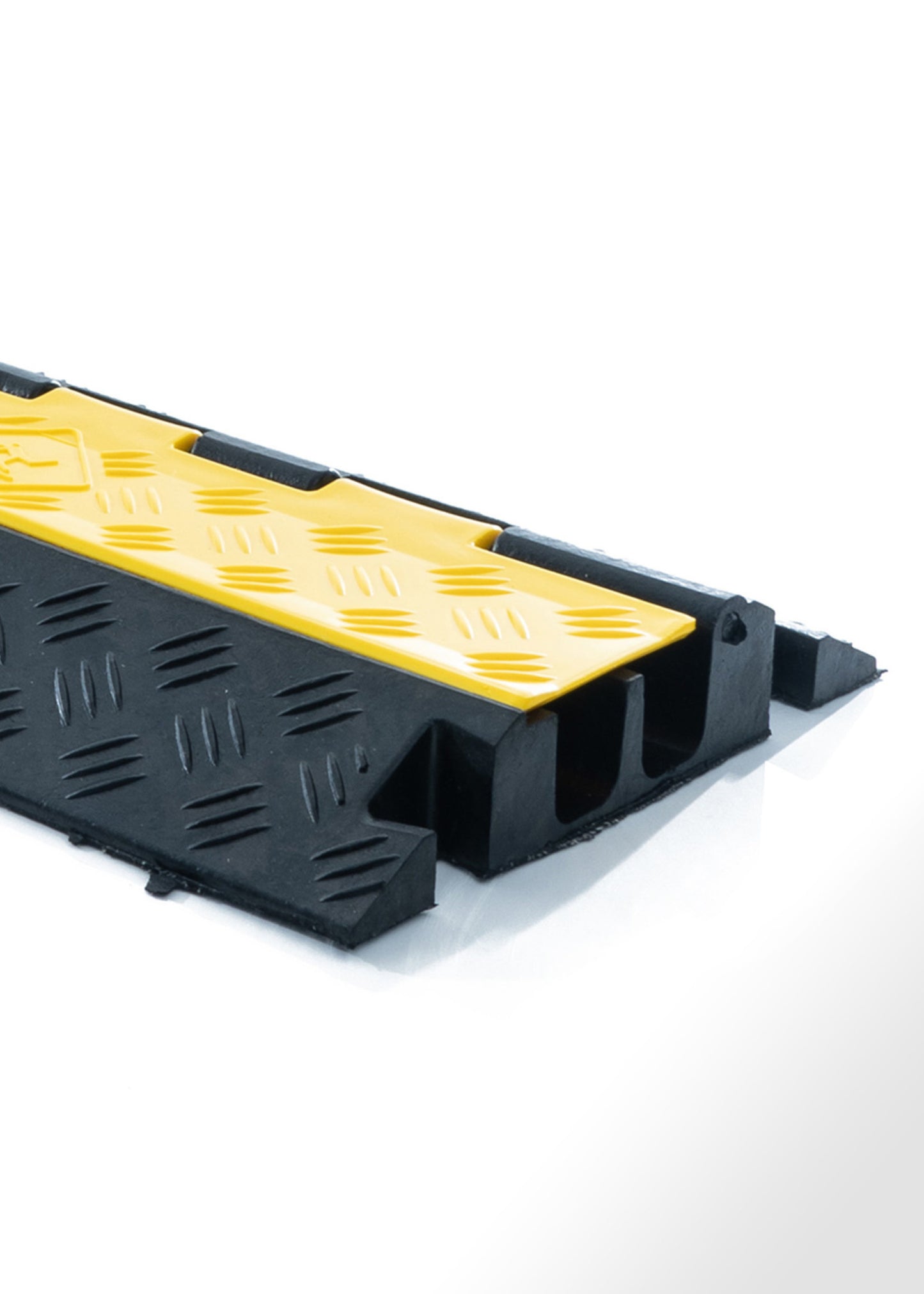 Kabelbrücke Gummi 100 cm – 2-Kanal System für Kabelschutz