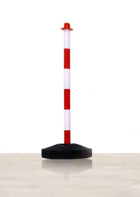 Kettenständer Komplettset – Absperrung mit 25 m Kette & Pfosten