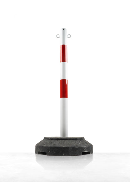 Kettenständer Komplettset – Absperrung mit 25 m Kette & Pfosten