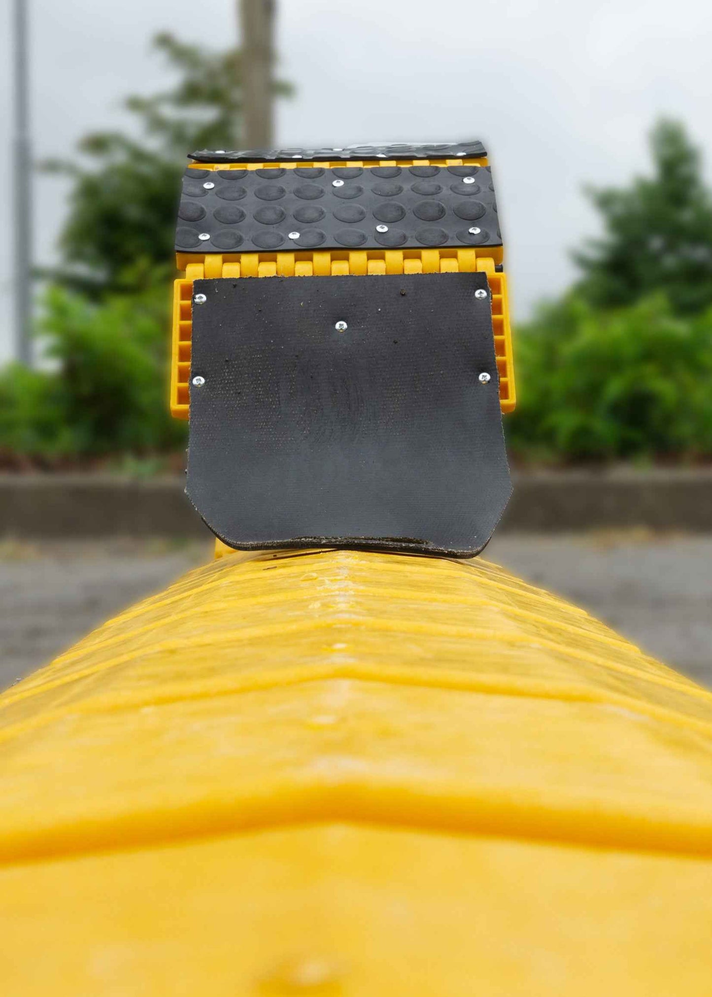 Mobile Temposchwelle 300 cm aufrollbar & rutschfest