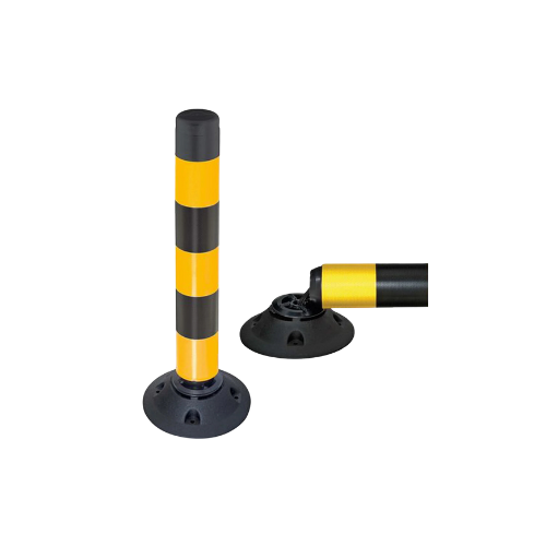 Flexpin Absperrpfosten 75 cm Gelb-Schwarz