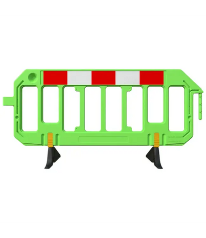 Kunststoff Absperrgitter 200 x 100 cm – Grün, flexibel