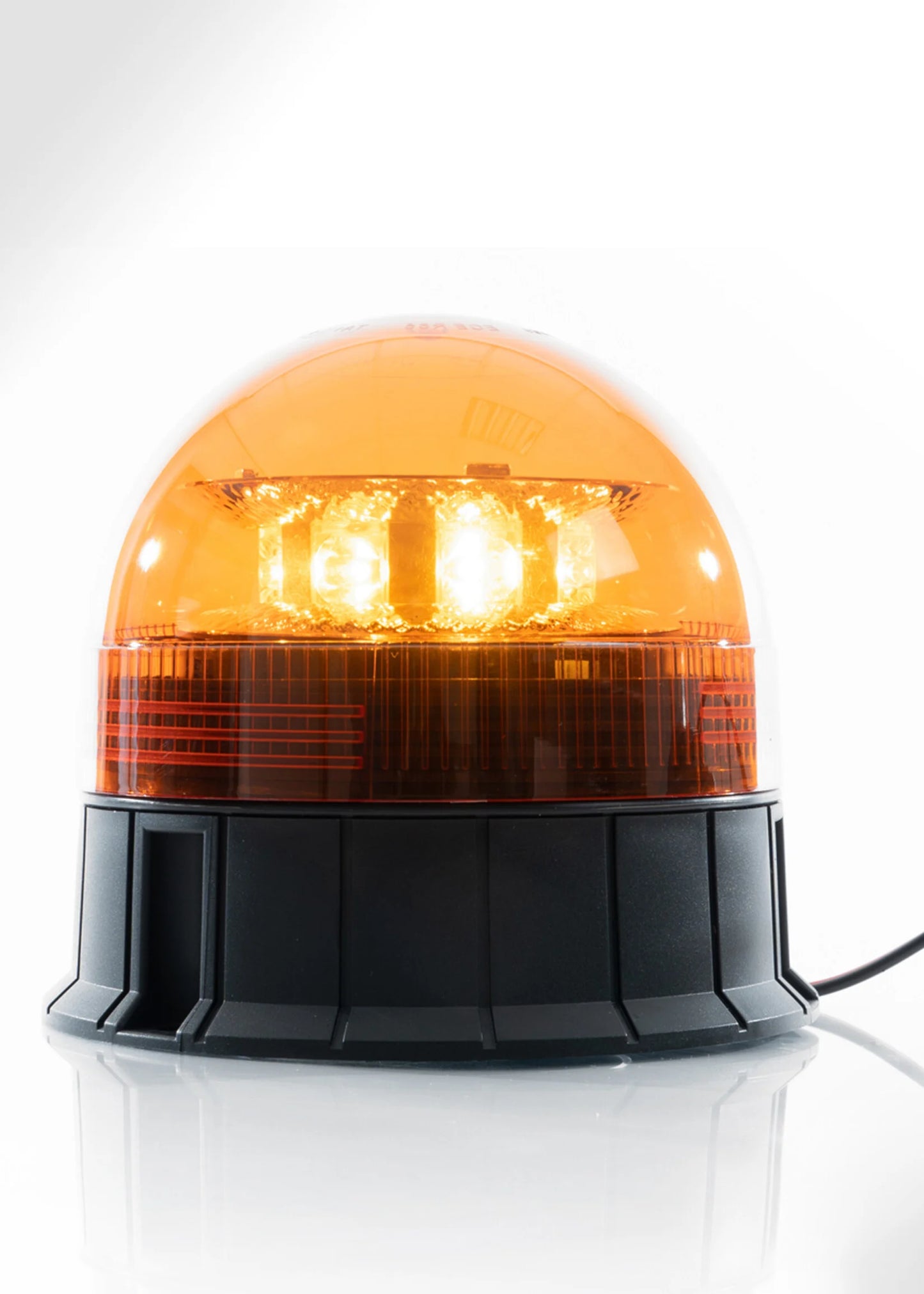 LED Rundumleuchte Orange – R65-zertifiziert & feste Montage