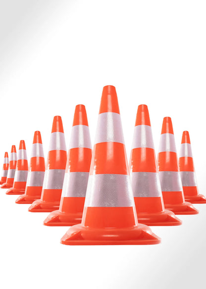 Leitkegel  50 cm Orange - Markierungskegel für Lager & Logistik