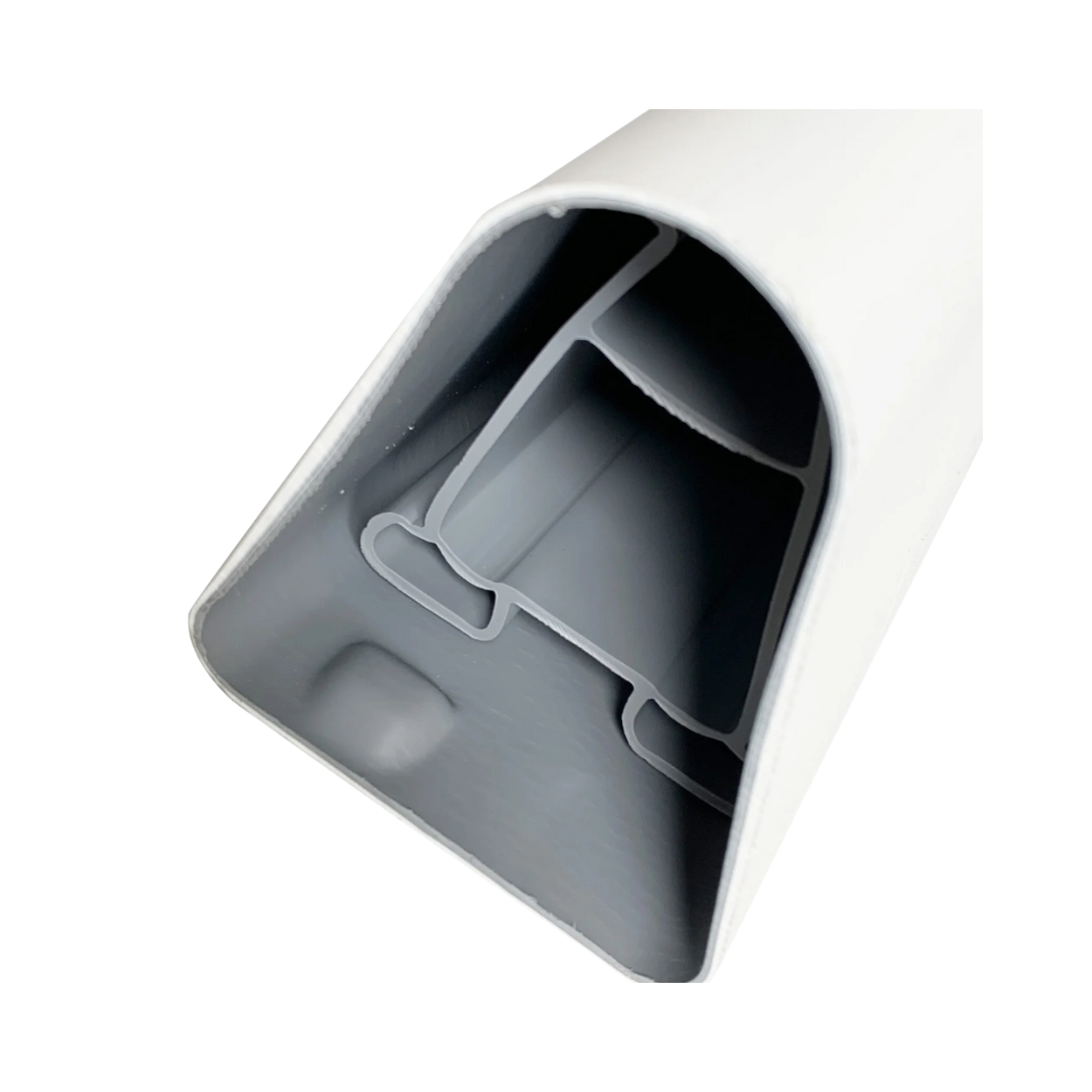 Leitpfosten Weiß 120 cm – BASt-geprüft & doppelseitige Reflexion