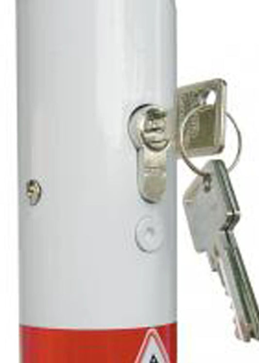 Klappbarer Parkpfosten 90 cm – Mit Zylinderschloss