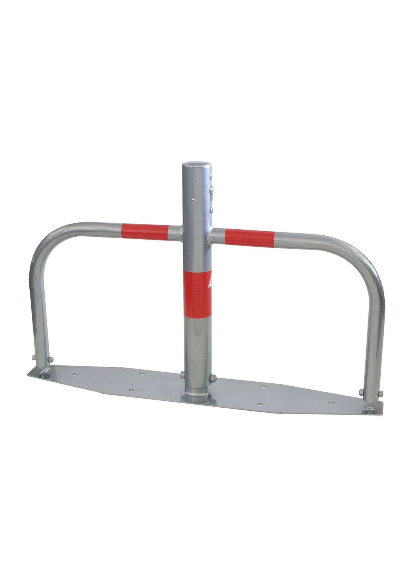 Parkplatzbügel umlegbar – Mit Zylinderschloss & Reflektoren