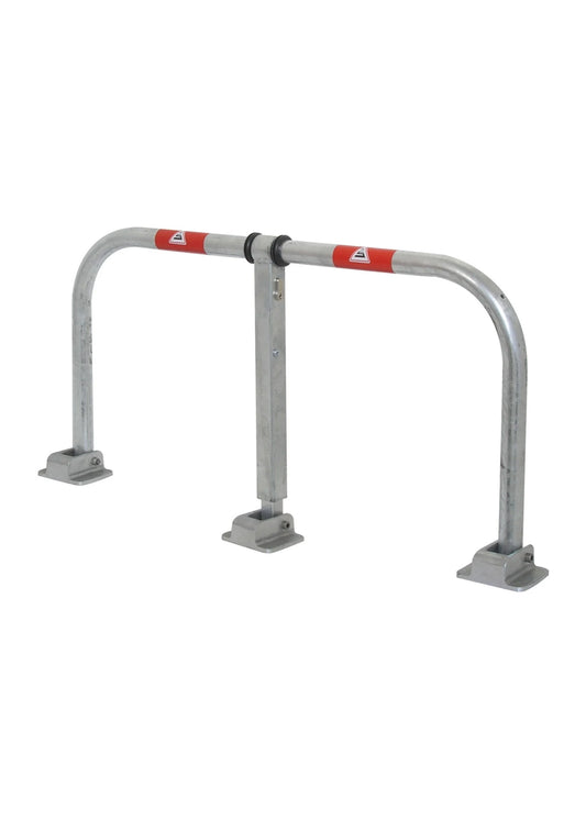 Parkplatzsperrbügel umlegbar mit Schloss & Dübeln