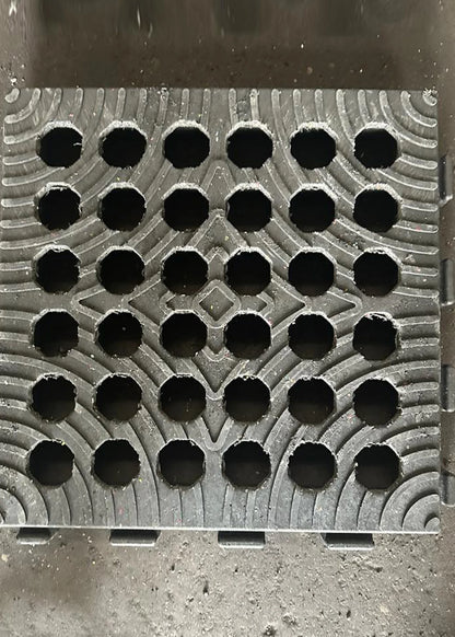 Kunststoff-Rasengitter ECO 48 × 48 × 6 cm aus Recycling-PVC