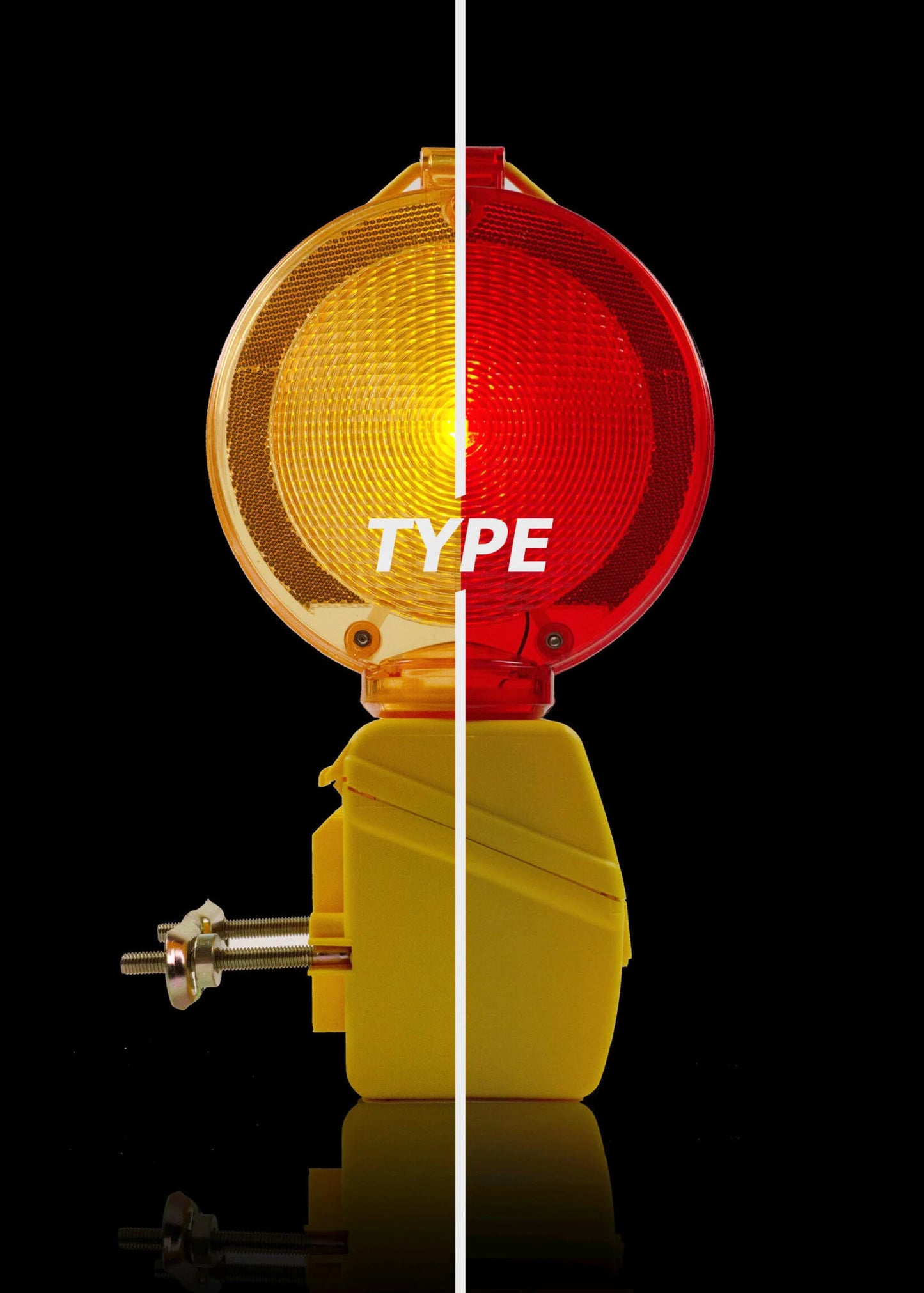 Sicherheitsbake Komplett-Set – Fußplatte, Bake & Leuchte