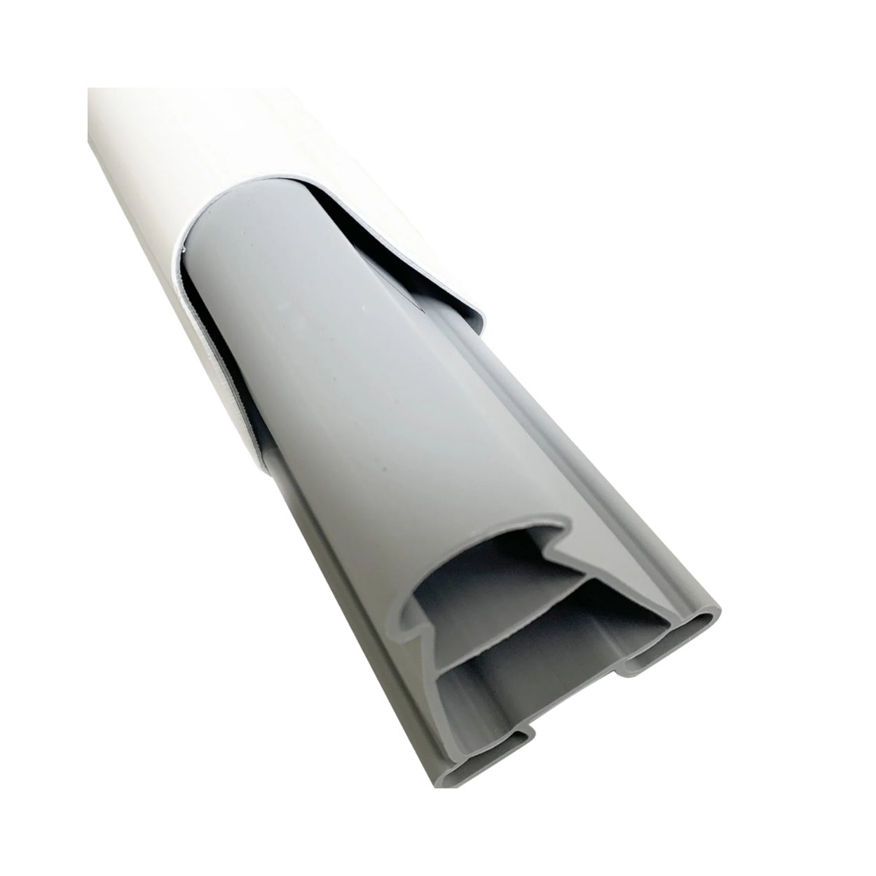 Leitpfosten Weiß 120 cm – BASt-geprüft & doppelseitige Reflexion