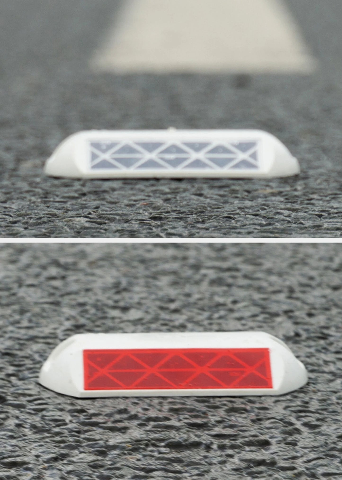 Straßenreflektor 110 x 90 mm - Kunststoff