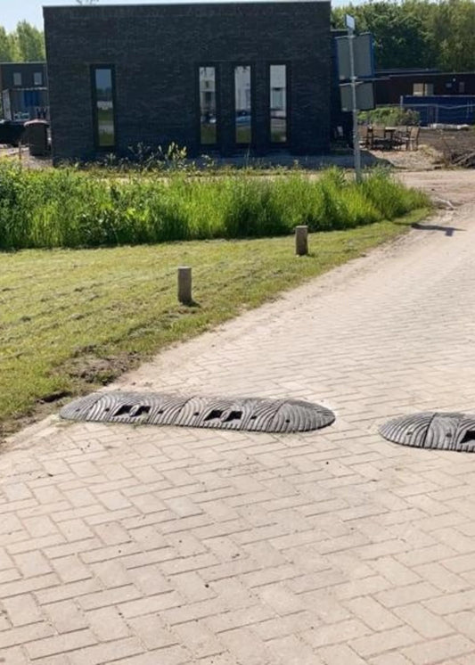 Fahrradfreundliche Verkehrsschwelle - 5cm