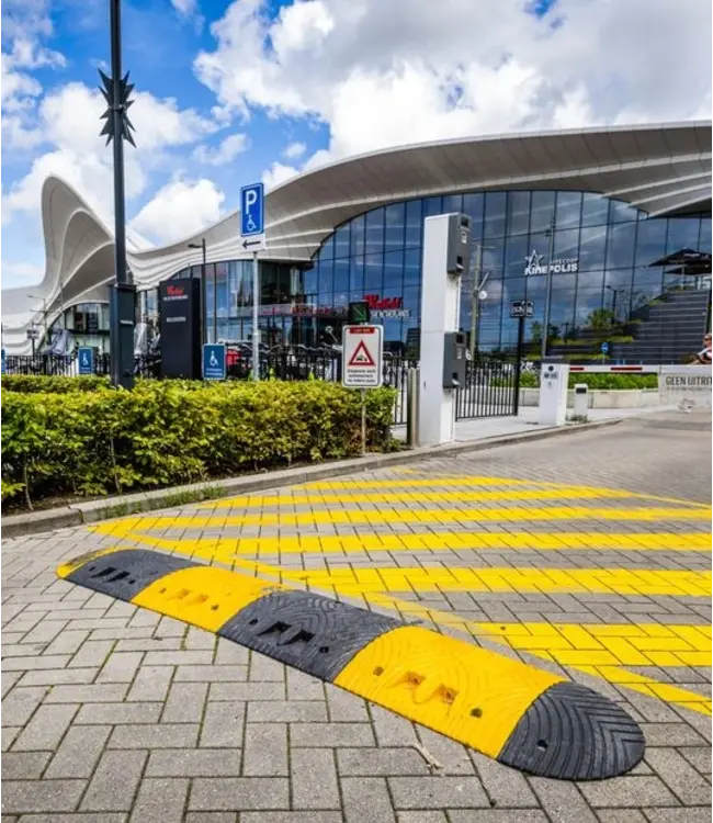 Temposchwelle 7 cm 250 cm bis 600 cm - mit Reflektoren & inkl. Montagezubehör