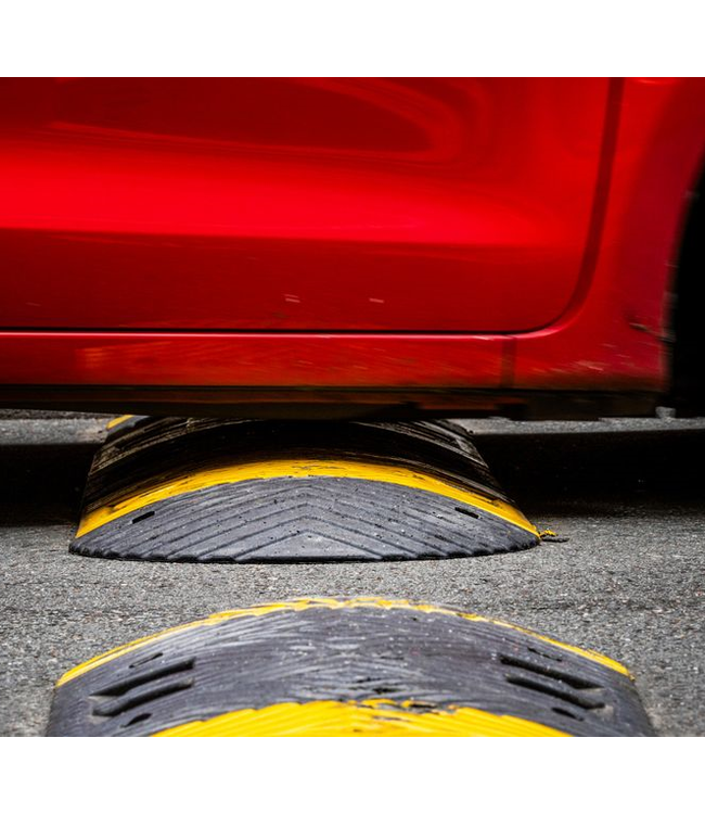 Temposchwelle 7 cm 250 cm bis 600 cm - mit Reflektoren & inkl. Montagezubehör