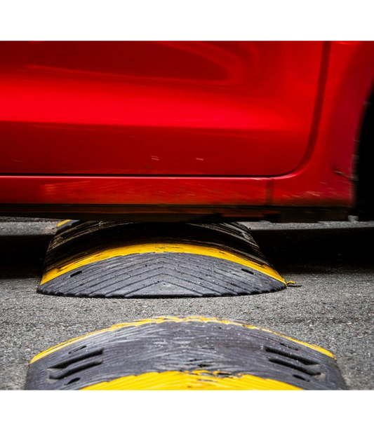 Temposchwelle 7 cm 250 cm bis 600 cm - mit Reflektoren & inkl. Montagezubehör