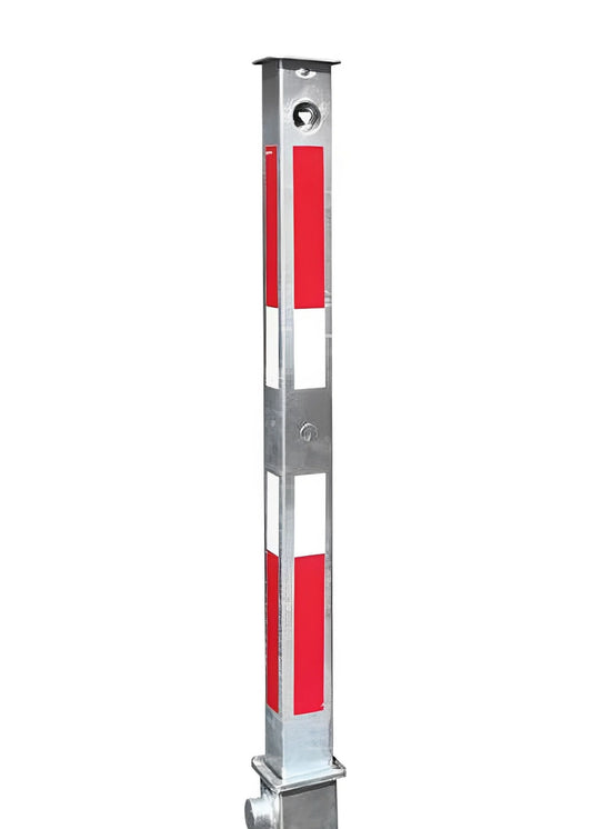 Manuell versenkbarer Parkpfosten 90 cm – Mit Schloss & Bodenhülse