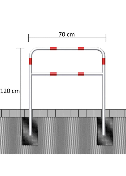 Wegesperren 70 cm x 120 cm