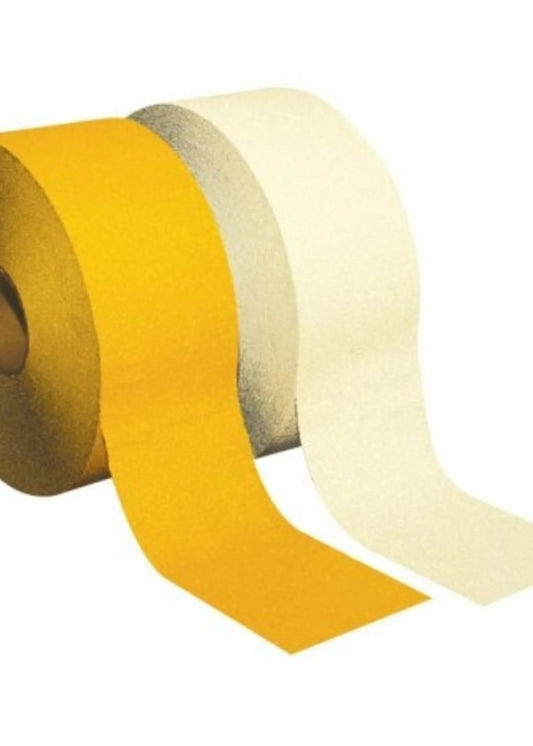 Fahrbahnmarkierungsfolie Dünnschicht – Gelb, 120 mm x 100 m, BASt-zertifiziert