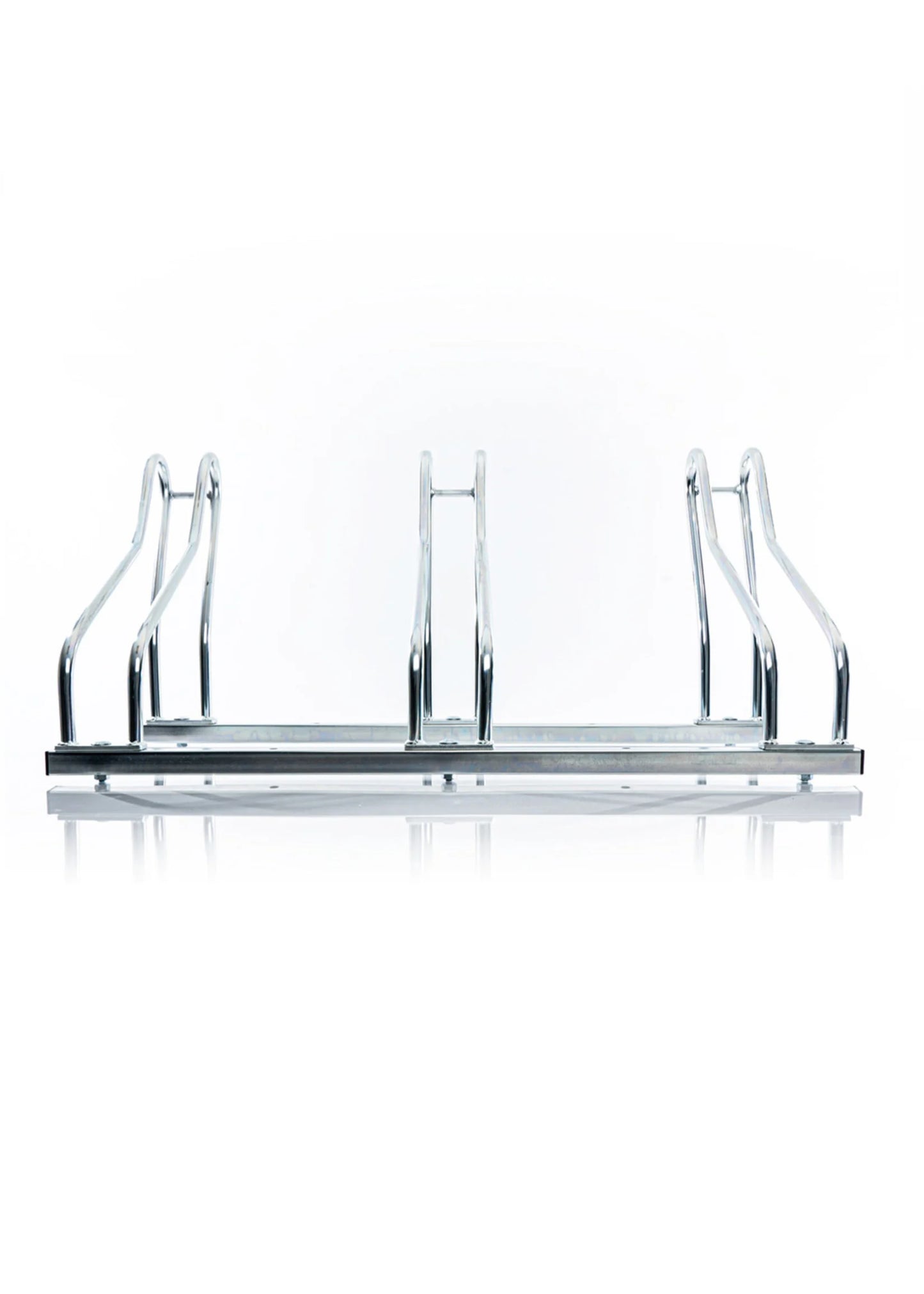 Fahrradständer 3 Fahrräder – Verzinkter Stahl, Boden- & Wandmontage