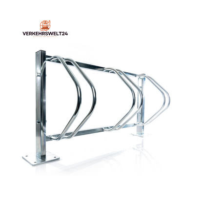 Fahrradständer 3 Fahrräder – Verzinkter Stahl, stehend