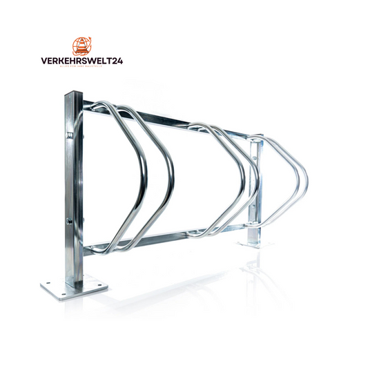 Fahrradständer 3 Fahrräder – Verzinkter Stahl, stehend