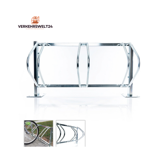 Fahrradständer 3 Fahrräder – Verzinkter Stahl, stehend