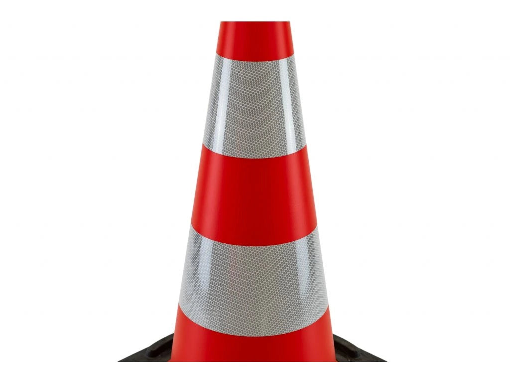 Leitkegel 50 cm – 3 kg schwer mit Reflexionsfolie Klasse 2