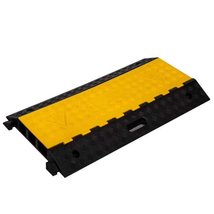 Kabelbrücke Gummi 90 cm – 3 Kanäle, Schwerlast