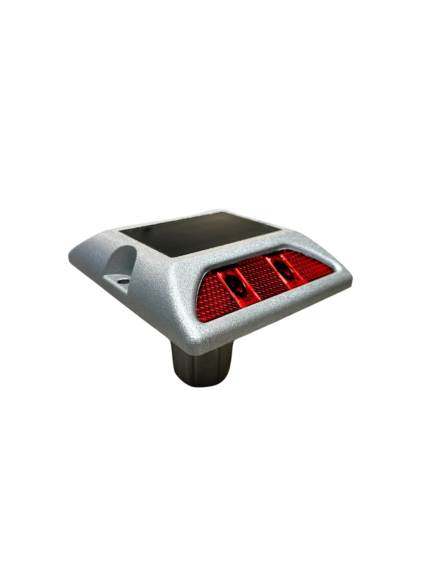 LED-Straßenreflektor Solar Rot-Weiß 72h IP68