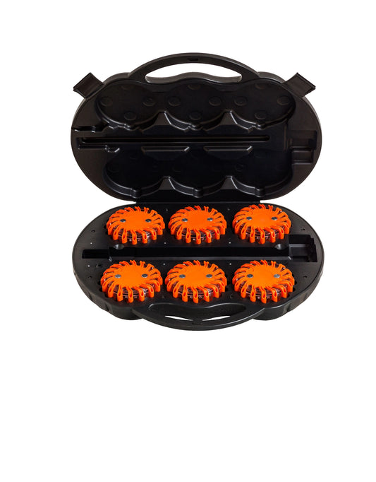 Megaflare orange 6 Stück – LED-Warnleuchten Set