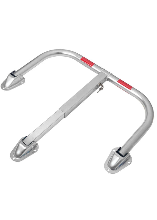 Parkbügel mit Schloss – Klappbarer Antiparkbügel aus Stahl