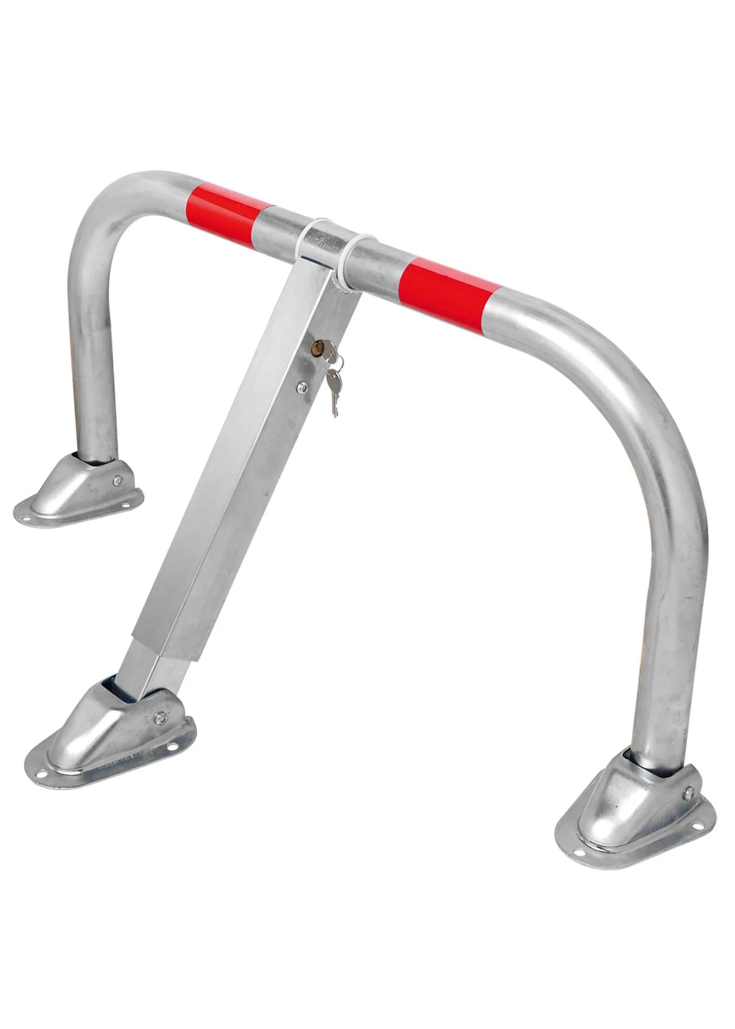 Parkbügel mit Schloss – Klappbarer Antiparkbügel aus Stahl