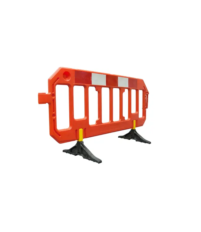 Kunststoff Absperrgitter Orange 6 Stück – 200 x 100 cm