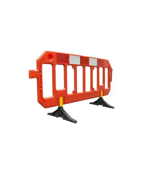 Kunststoff Absperrgitter Orange 6 Stück – 200 x 100 cm