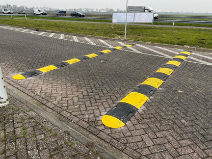 Bremsschwelle 5 cm – Komplettset für Tempo 15–20 km/h